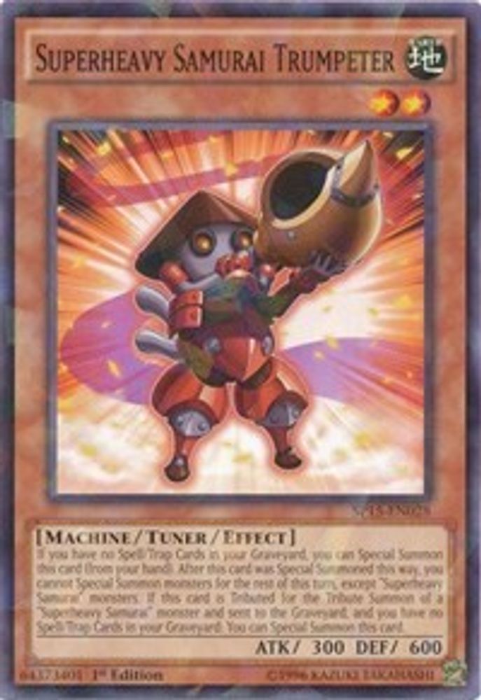 Superheavy Samurai Trumpeter (Shatterfoil) (SP15-EN028) - Shatterfoil Rare
