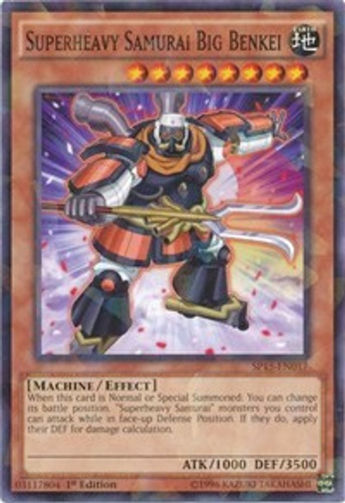 Superheavy Samurai Big Benkei (Shatterfoil) (SP15-EN017) - Shatterfoil Rare