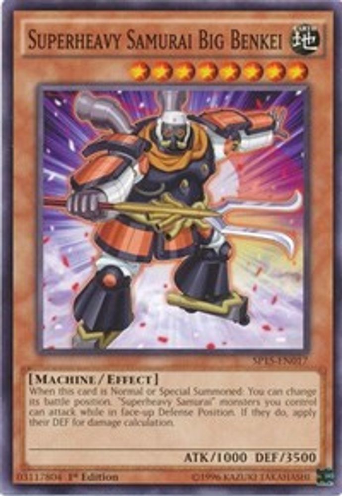 Superheavy Samurai Big Benkei (SP15-EN017) - Common
