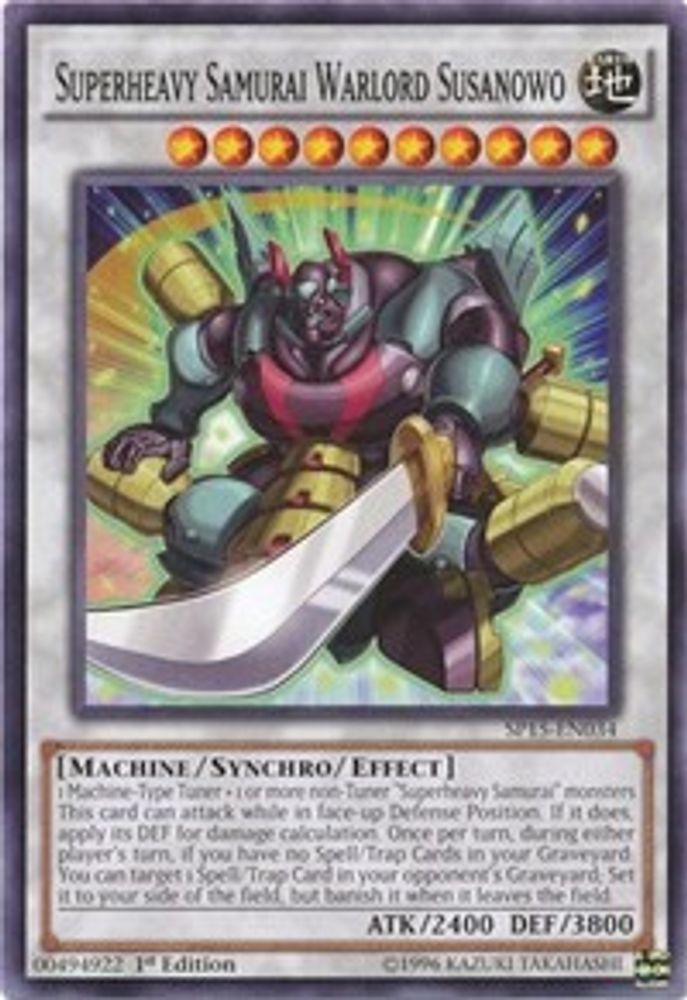 Superheavy Samurai Warlord Susanowo (SP15-EN034) - Common