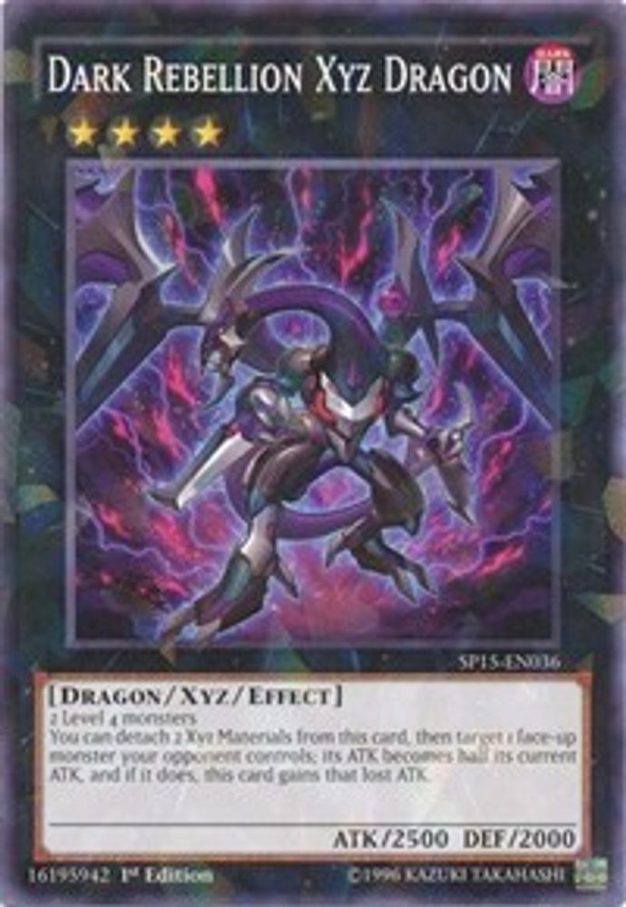 Dark Rebellion Xyz Dragon (Shatterfoil) (SP15-EN036) - Shatterfoil Rare