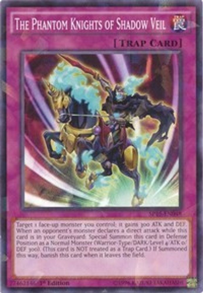 The Phantom Knights of Shadow Veil (Shatterfoil) (SP15-EN048) - Shatterfoil Rare