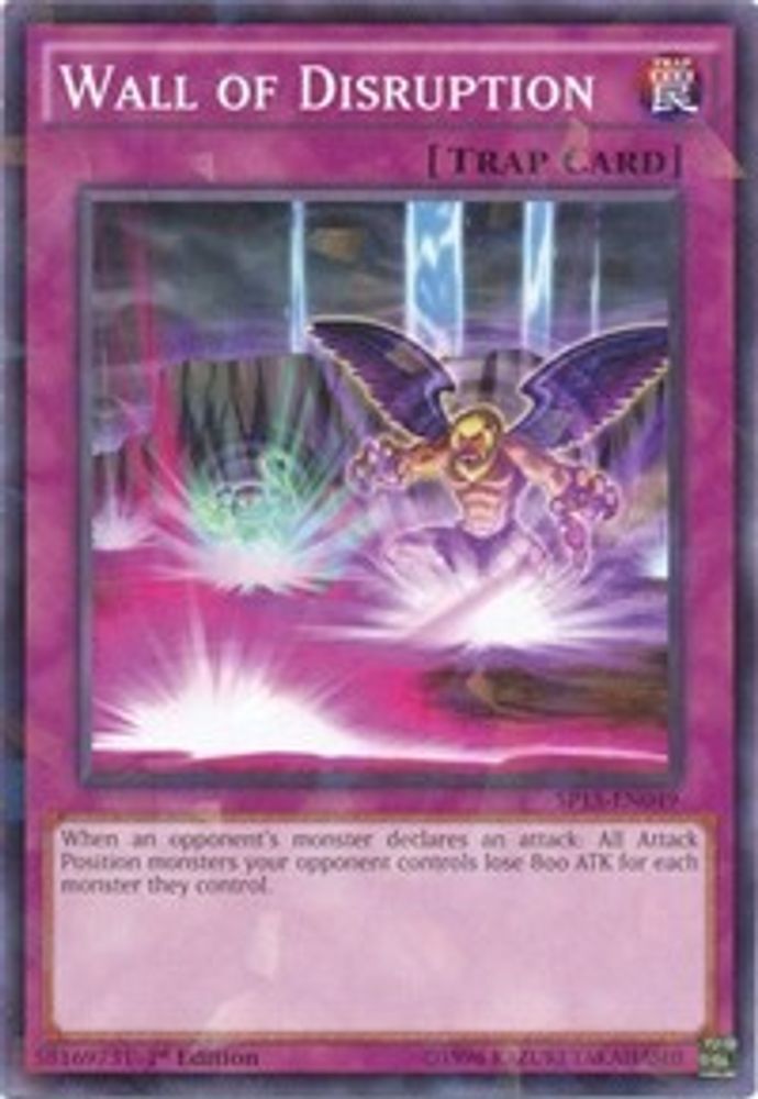 Wall of Disruption (Shatterfoil) (SP15-EN049) - Shatterfoil Rare