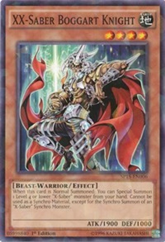 XX-Saber Boggart Knight (Shatterfoil) (SP15-EN006) - Shatterfoil Rare