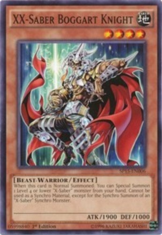 XX-Saber Boggart Knight (SP15-EN006) - Common