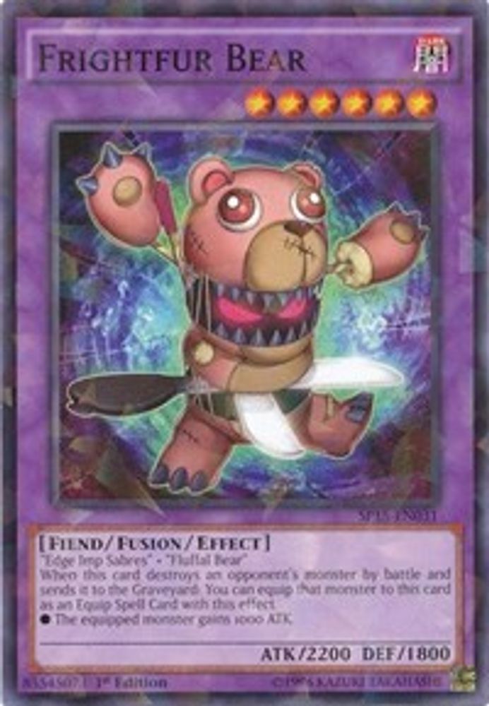 Frightfur Bear (Shatterfoil) (SP15-EN031) - Shatterfoil Rare