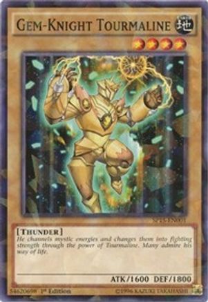 Gem-Knight Tourmaline (Shatterfoil) (SP15-EN001) - Star Pack ARC-V 1st Edition