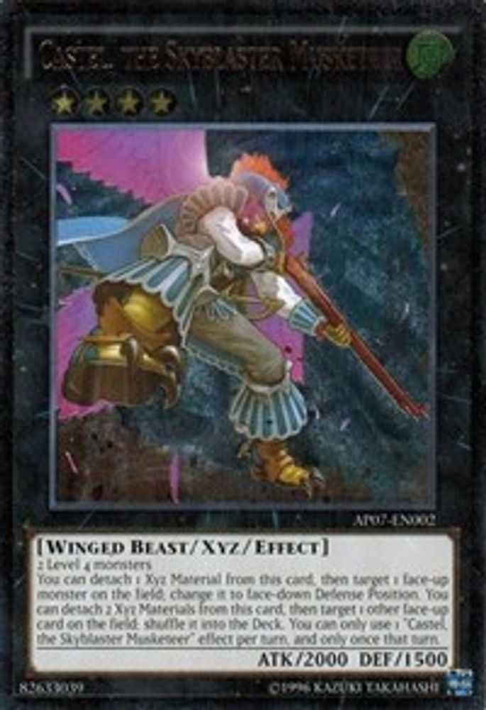 Castel, the Skyblaster Musketeer (UTR) (AP07-EN002) - Ultimate Rare