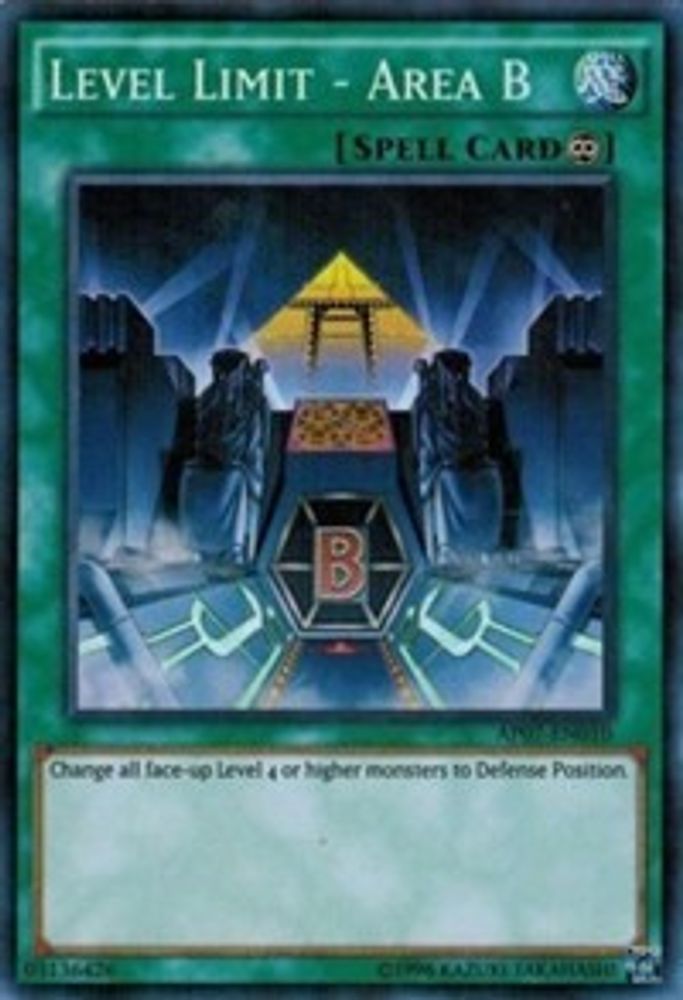 Level Limit - Area B (AP07-EN010) - Super Rare