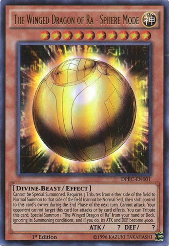 The Winged Dragon of Ra - Sphere Mode (DPBC-EN001) - Ultra Rare