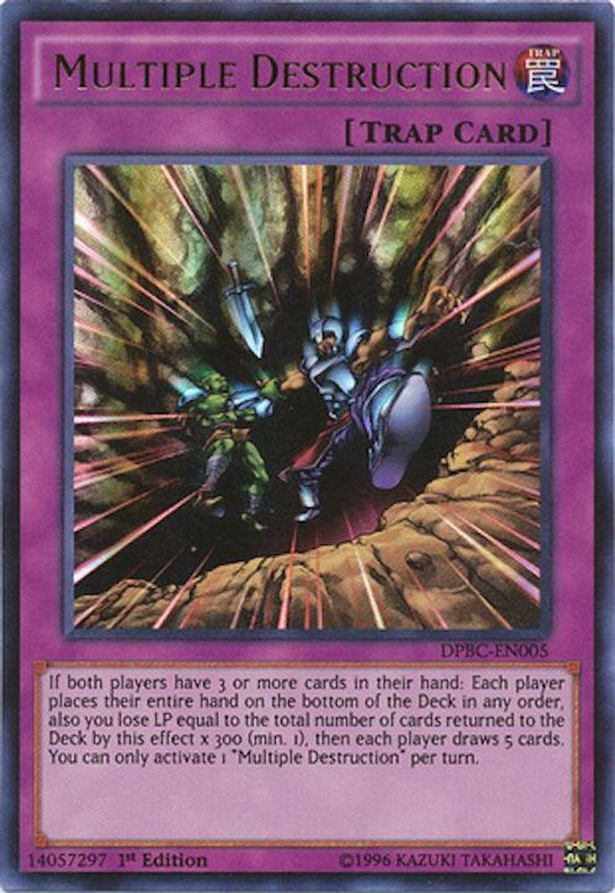 Destruction multiple [DPBC-EN005] Ultra rare 