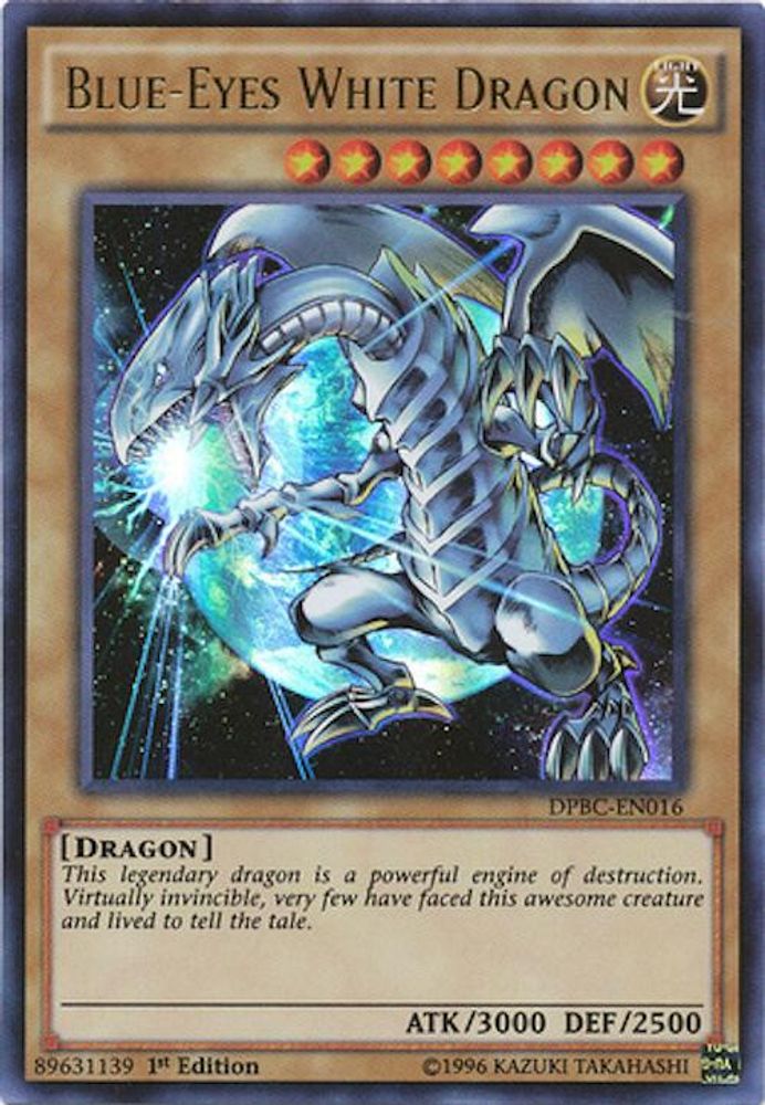 Dragon blanc aux yeux bleus [DPBC-EN016] Ultra Rare 