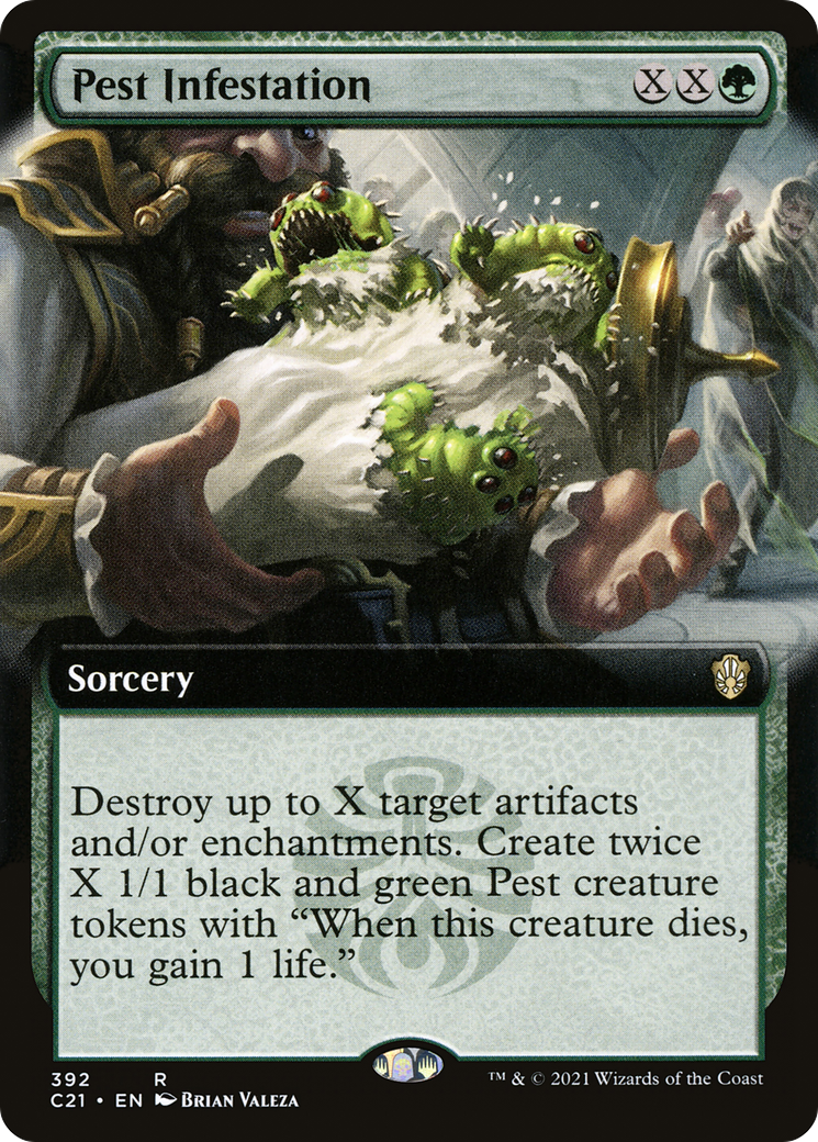 Infestation parasitaire (art étendu) [Commander 2021] 
