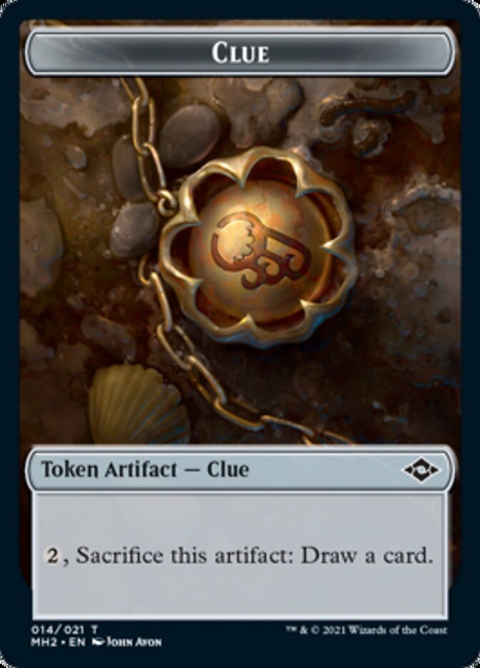 Indice (14) // Jeton double face crabe [Jetons Modern Horizons 2] 