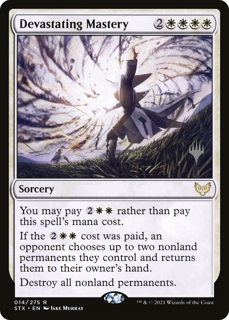 Maîtrise dévastatrice (Pack promotionnel) [Strixhaven : Promos de l'École des Mages] 