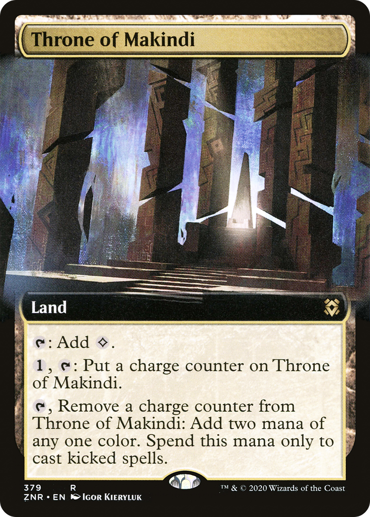 Trône de Makindi (Art étendu) [Zendikar Rising] 