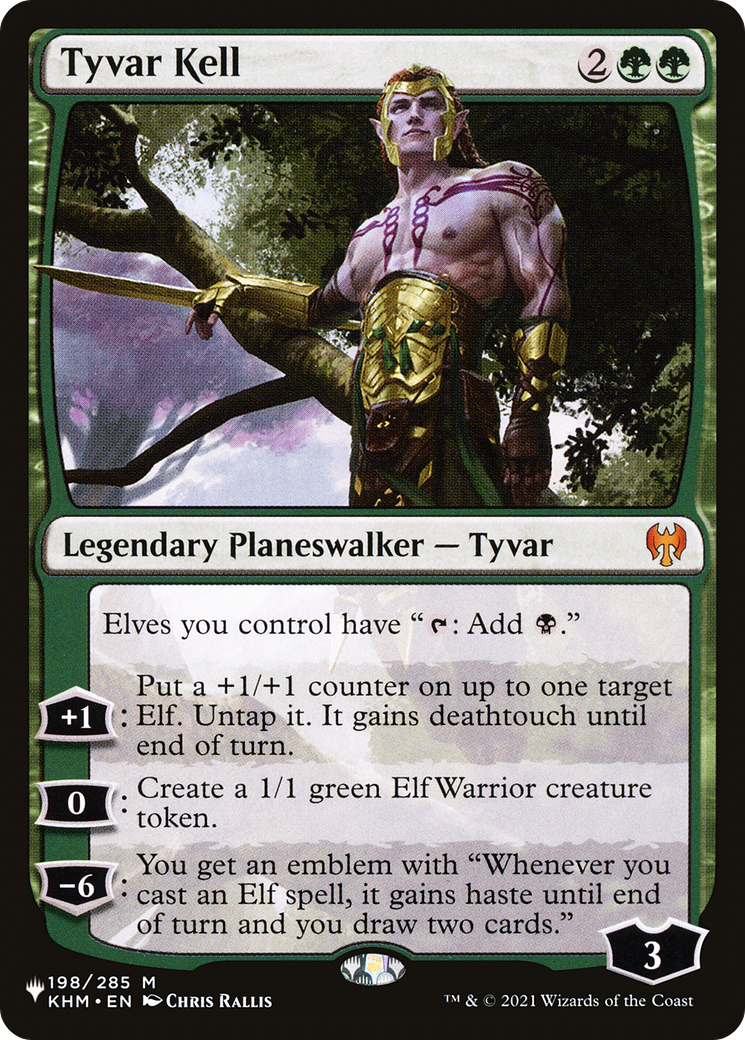 Tyvar Kell [La liste] 