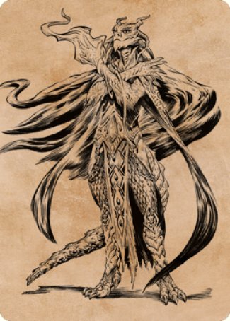 Lozhan, carte d'art Legacy des Dragons [Commander Legends : Battle for Baldur's Gate Art Series] 