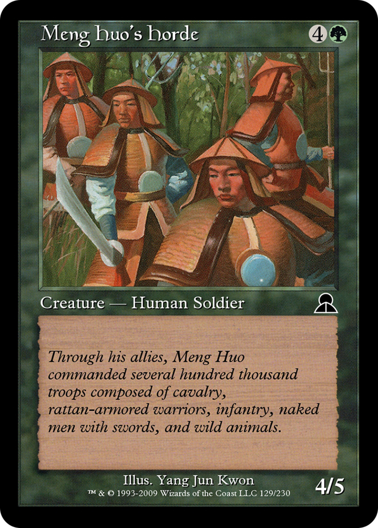Meng Huo's Horde (ME3-129) - Masters Edition III