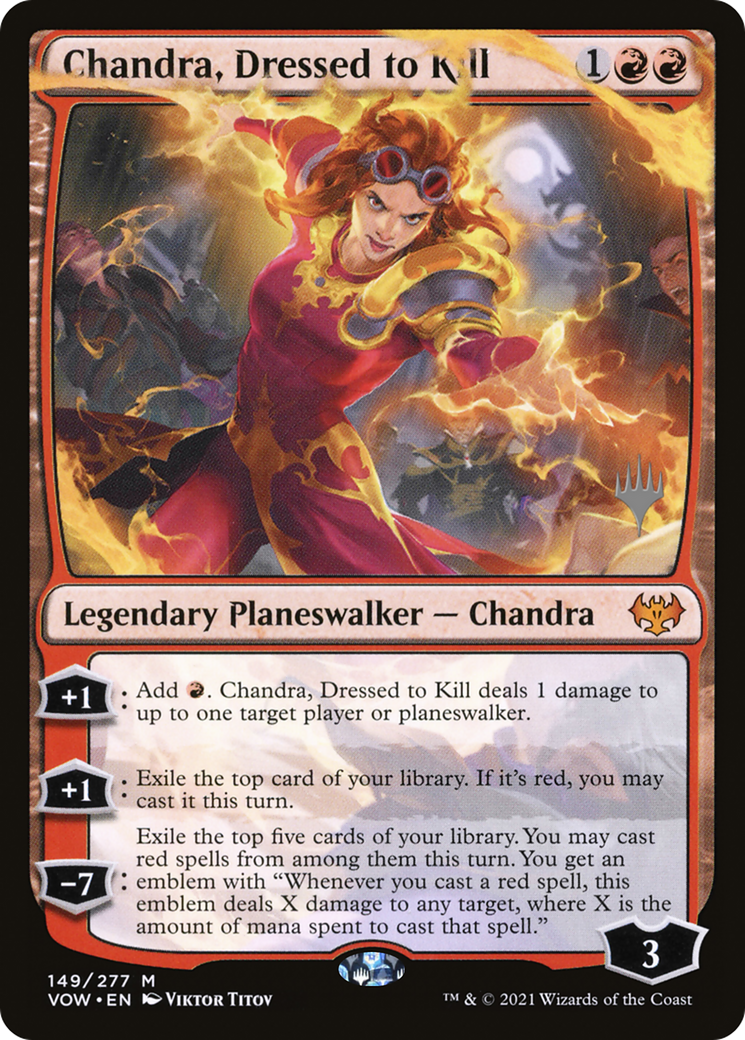 Chandra, Dressed to Kill (PPDMU-149P) - Innistrad: Crimson Vow Promos
