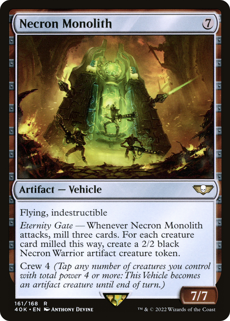 Monolithe Nécron [Warhammer 40,000] 