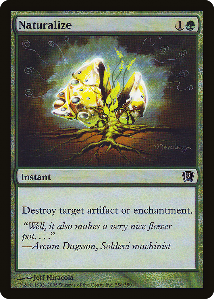 Naturalize (9ED-258★) - 9th Edition Foil