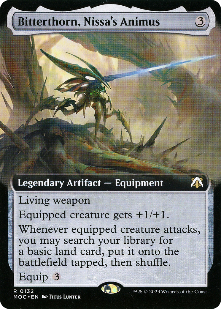 Bitterthorn, Nissa's Animus (Extended Art) [Marche du commandant de la machine] 
