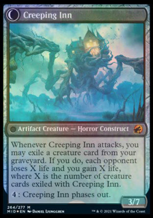 Hostile Hostel (PRE-264) - Innistrad: Midnight Hunt Promos: (Double Faced Transform) Foil