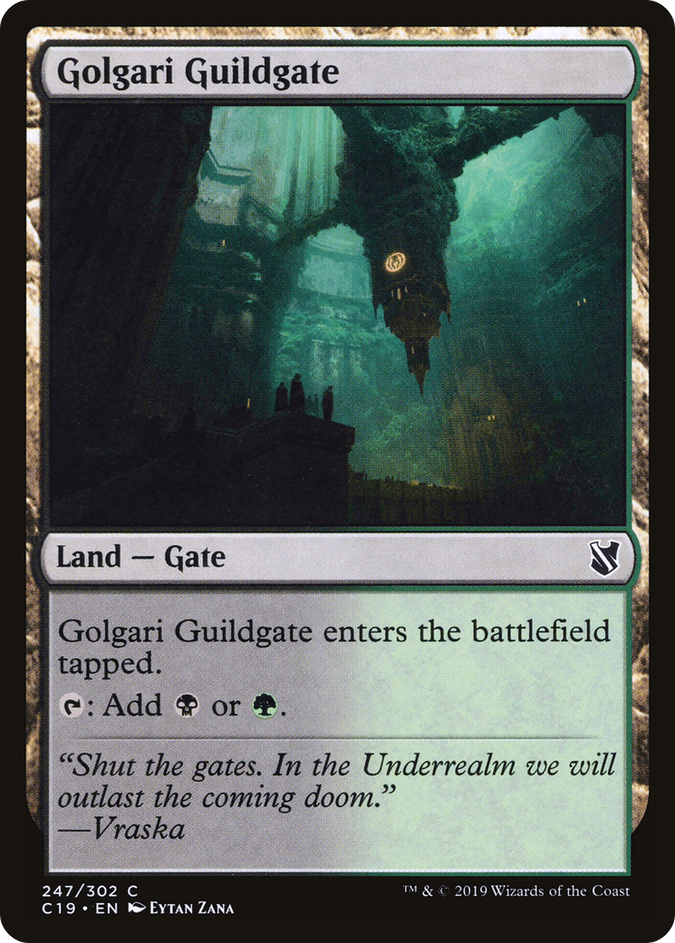 Porte de la guilde Golgari [Commandant 2019] 
