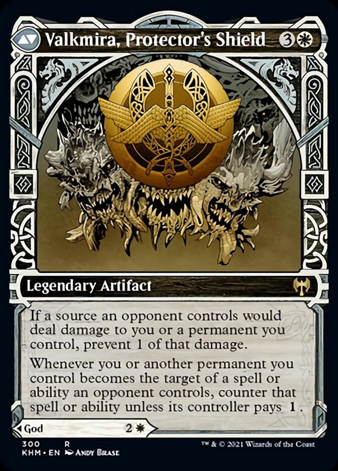 Reidane, God of the Worthy // Valkmira, Protector's Shield (KHM-300) - Kaldheim: (Showcase)