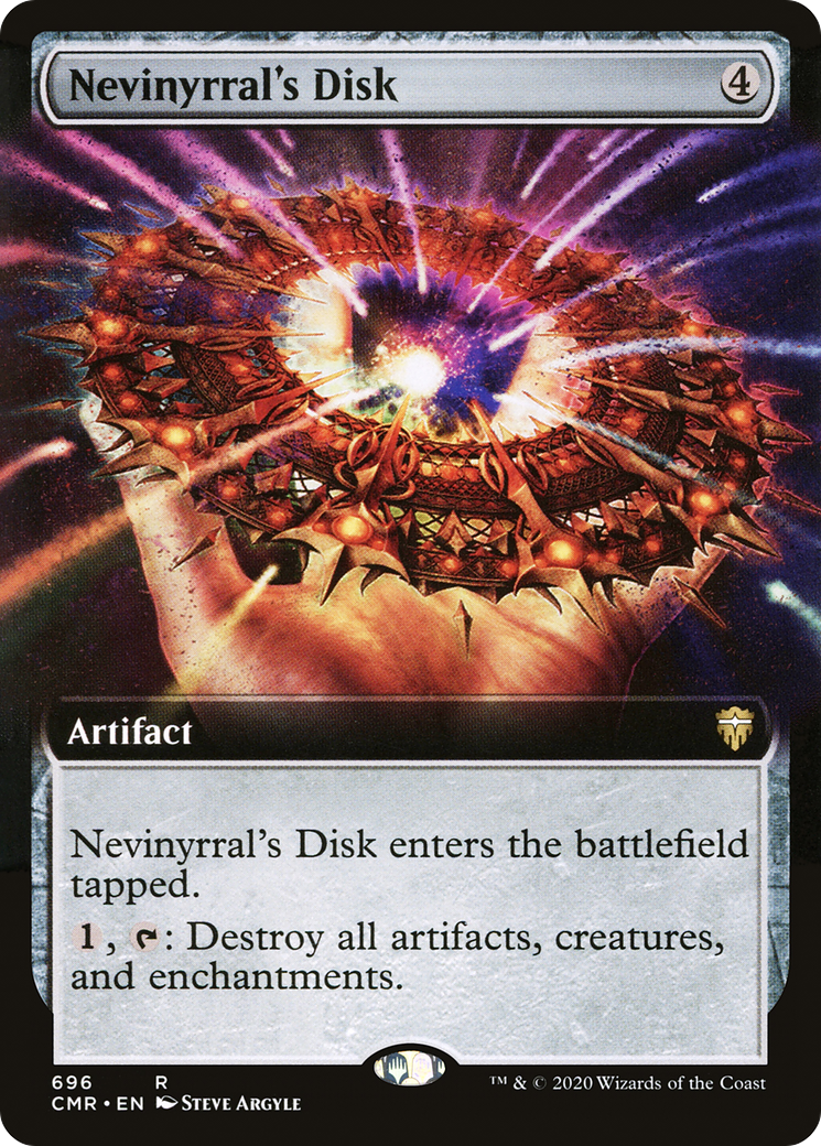 Disque de Nevinyrral (illustration étendue) [Commander Legends] 