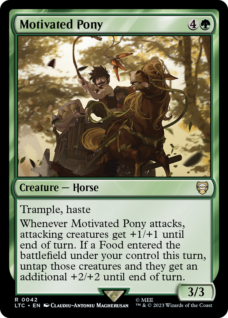 Poney motivé [Le Seigneur des Anneaux : Les Contes du Commandant de la Terre du Milieu] 