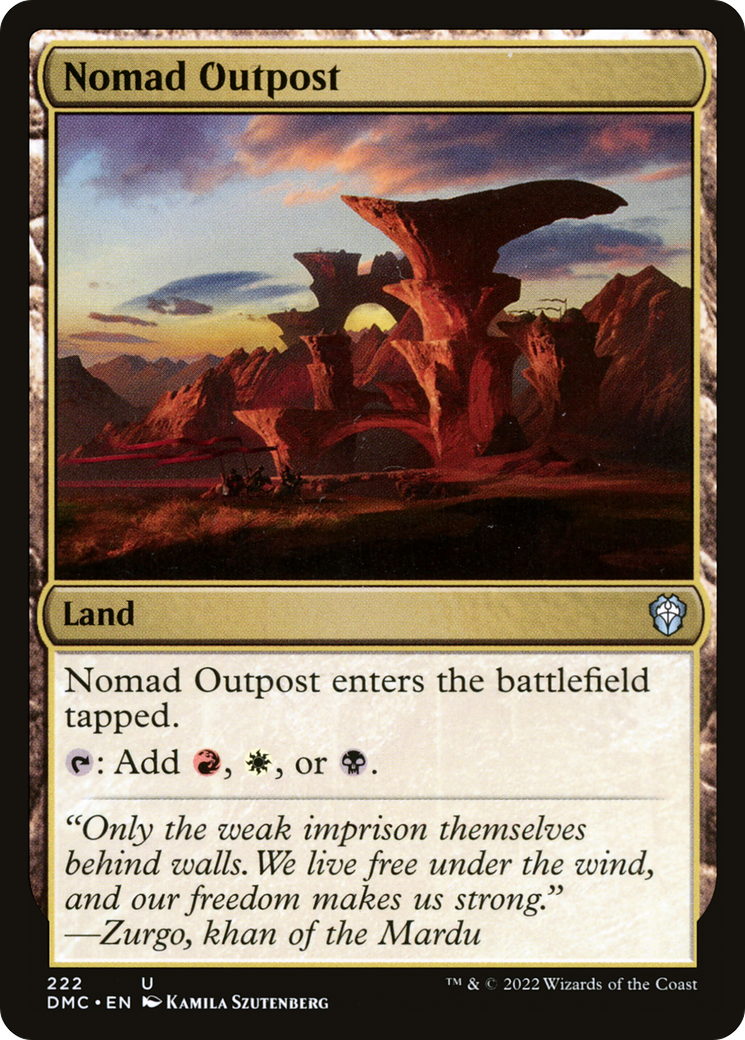 Avant-poste nomade [Commandant uni de Dominaria] 