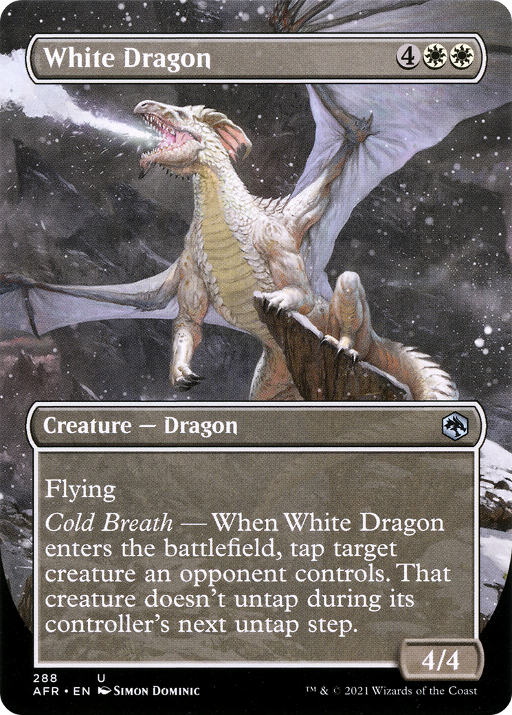 Dragon blanc (Art alternatif sans frontières) [Donjons &amp; Dragons : Aventures dans les royaumes oubliés] 