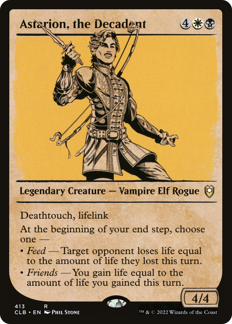 Astarion, le décadent (vitrine) [Commander Legends : Bataille de Baldur's Gate] 