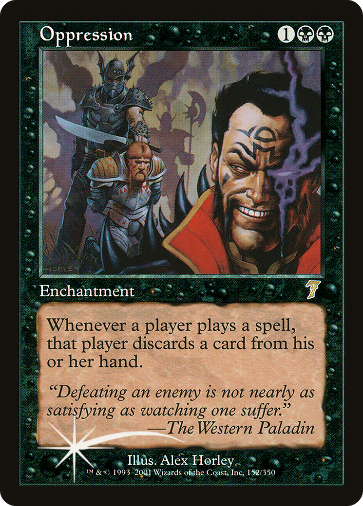 Oppression (7ED-152) - 7th Edition Foil