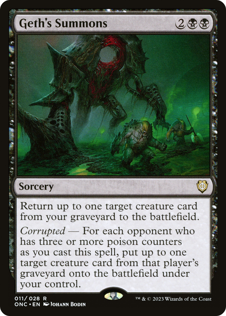 Invocation de Geth [Phyrexia : Tous seront un seul commandant] 
