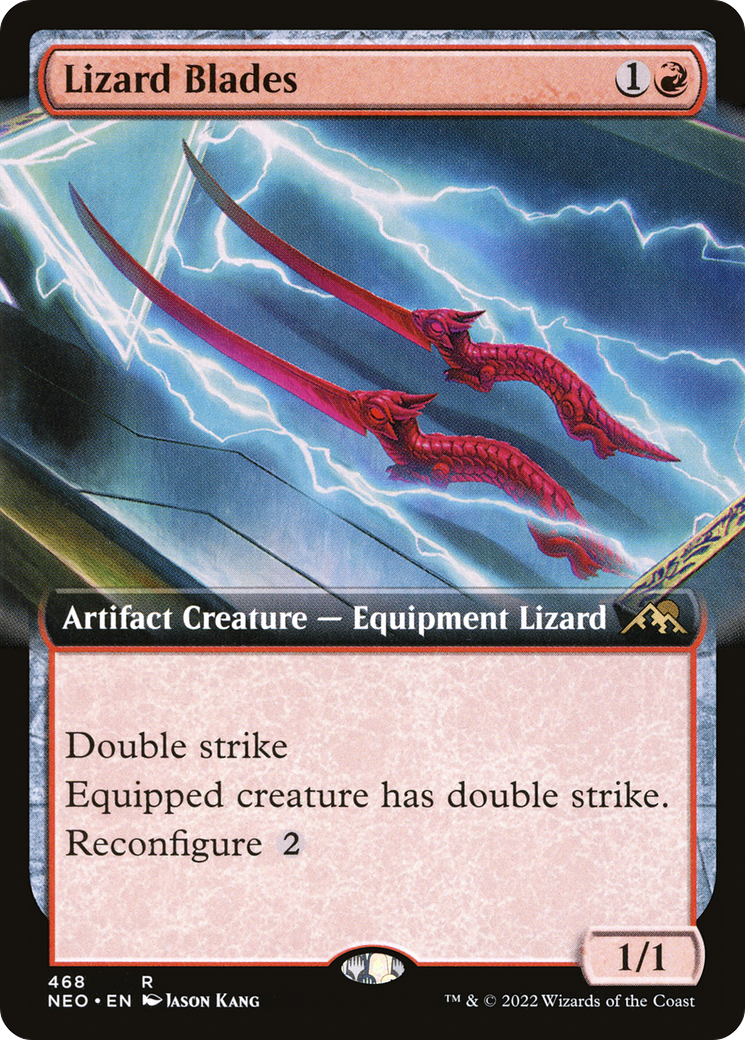 Lames de lézard (art étendu) [Kamigawa : Neon Dynasty] 