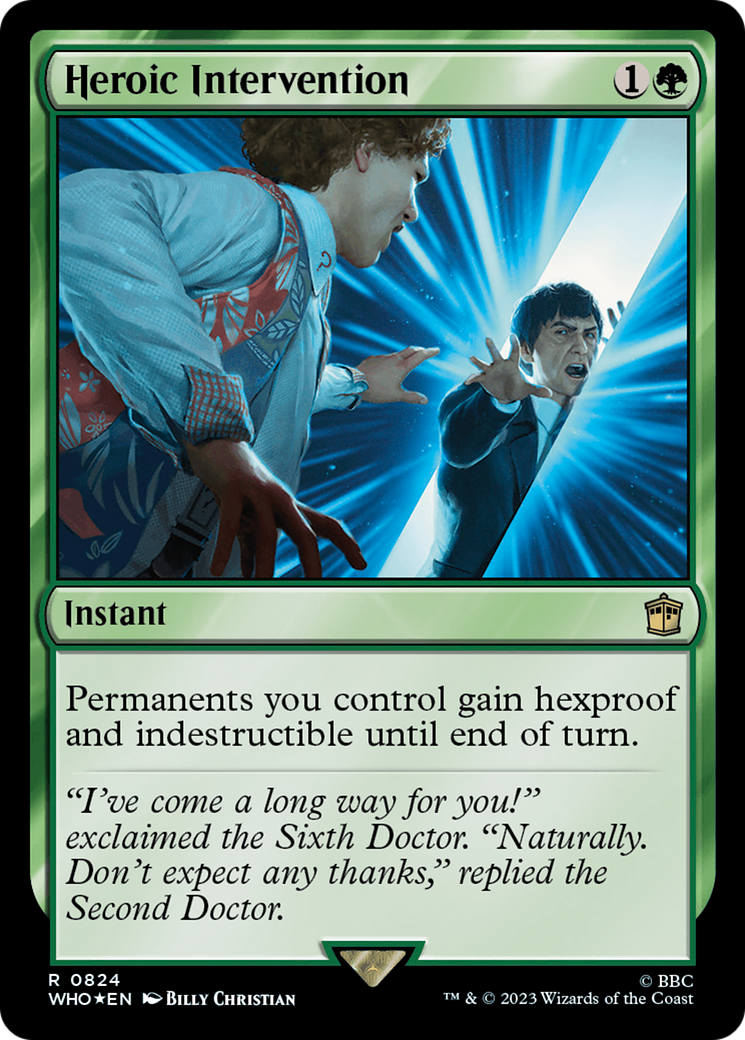 Intervention héroïque (Surge Foil) [Doctor Who] 
