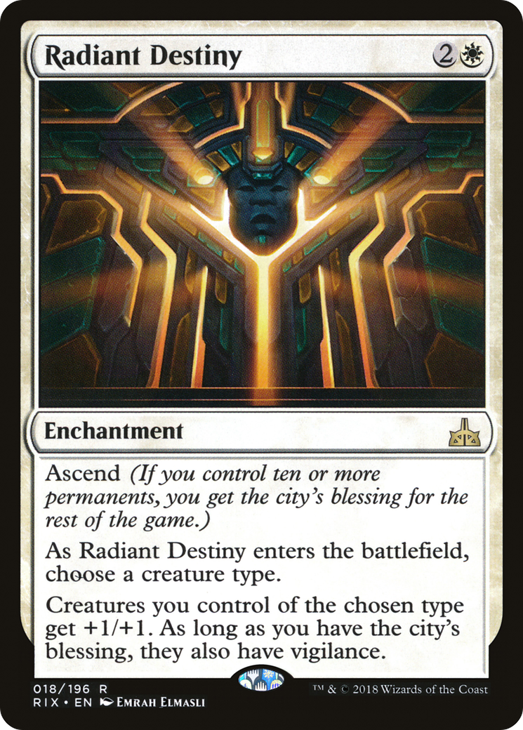 Radiant Destiny (RIX-018) - Rivals of Ixalan