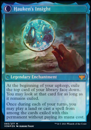 Jacob Hauken, Inspector // Hauken's Insight (PRE-65S) - Innistrad: Crimson Vow Promos: (Double Faced Transform) Foil