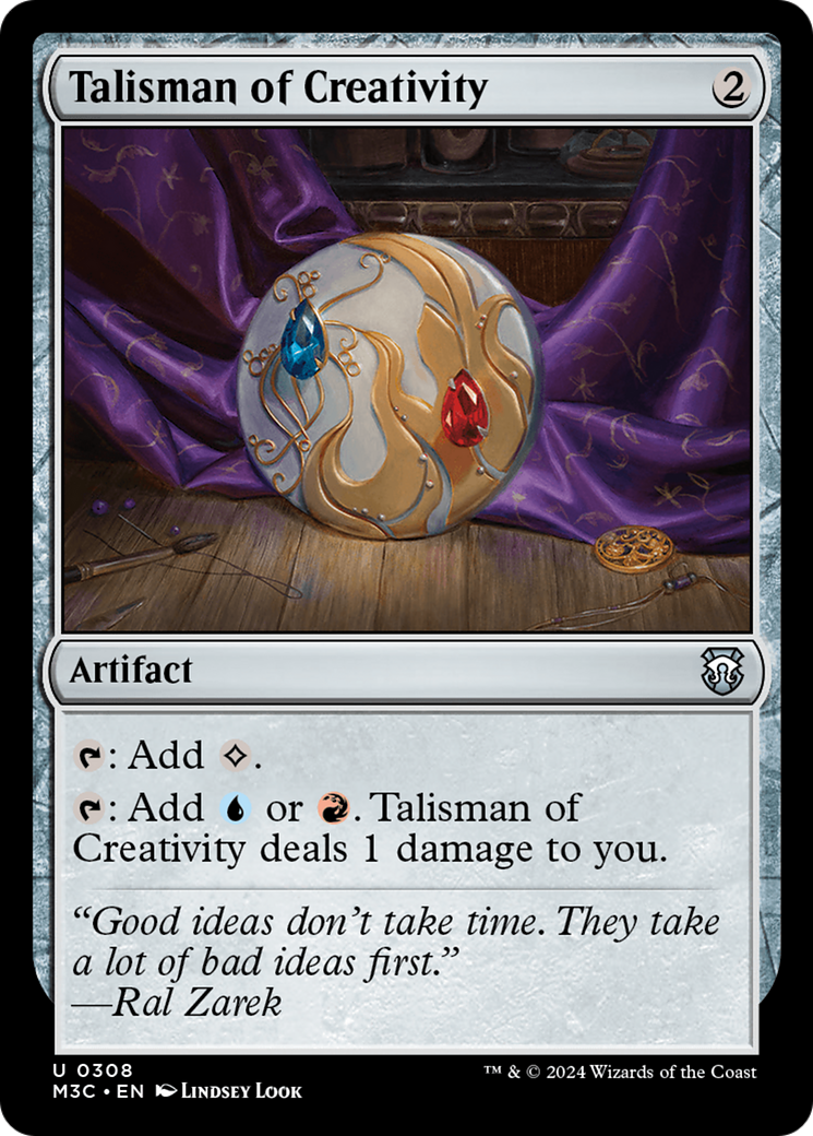 Talisman de créativité [Modern Horizons 3 Commander] 