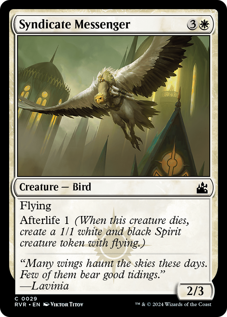 Syndicate Messenger [Ravnica Remasterisé] 