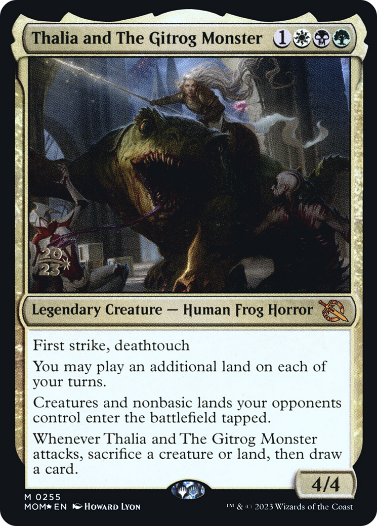 Thalia et le monstre Gitrog [Promotions avant-première de la Marche de la Machine] 
