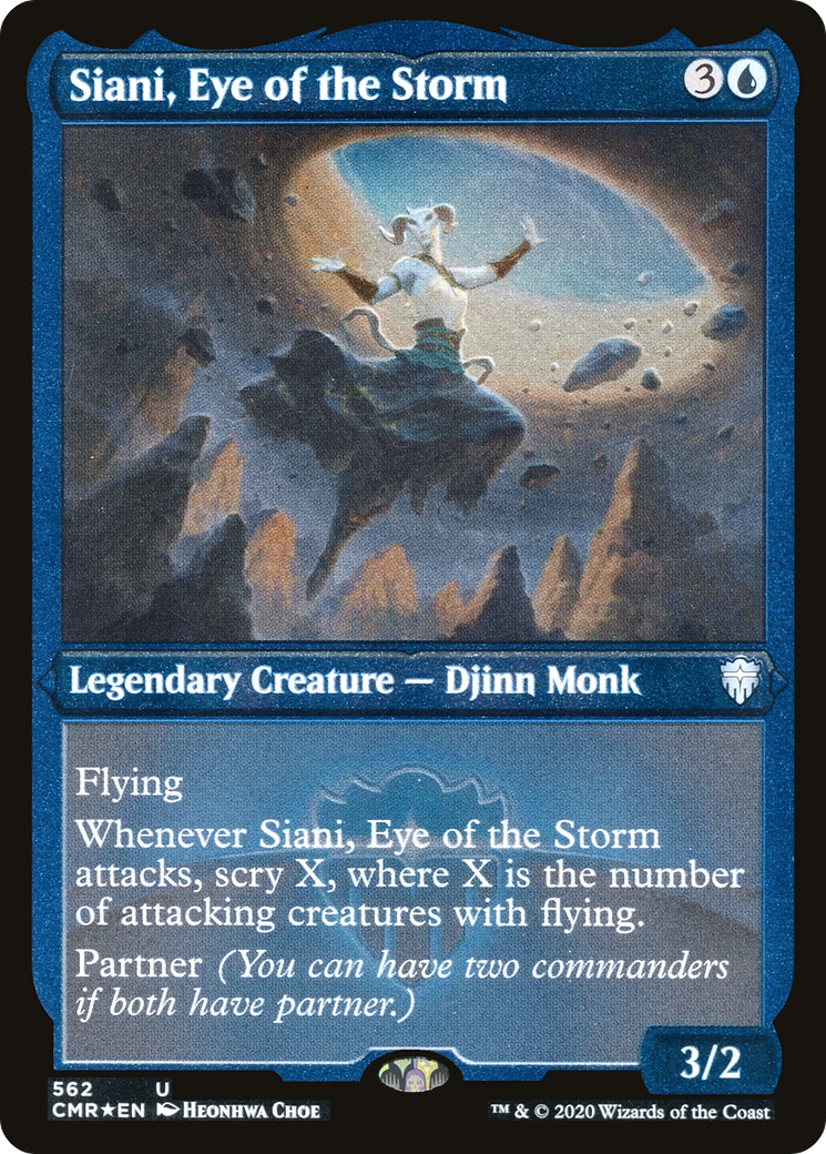 Siani, œil de la tempête (gravé) [Commander Legends] 