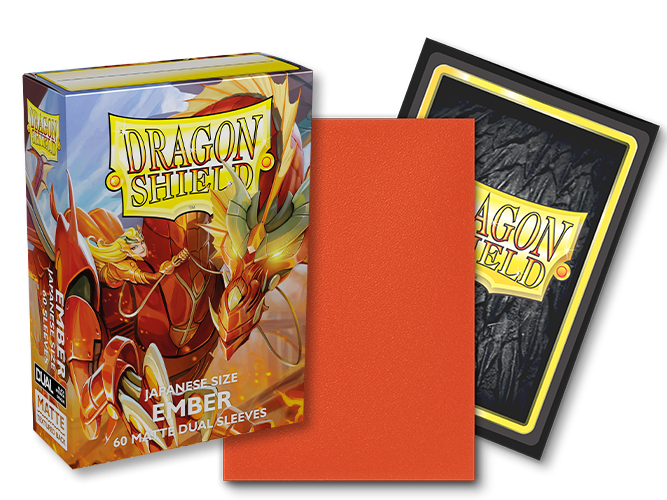 Dragon Shield : Pochettes taille japonaise 60ct - Ember (Dual Matte) 