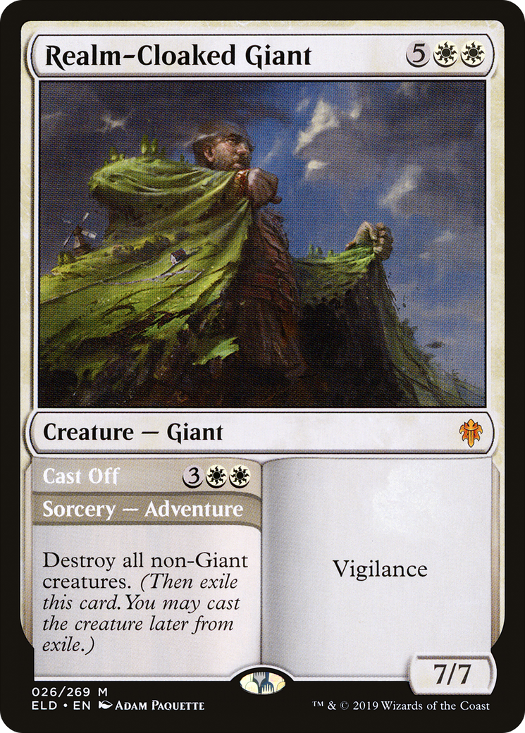 Géant masqué du royaume // Rejeté [Trône d'Eldraine] 