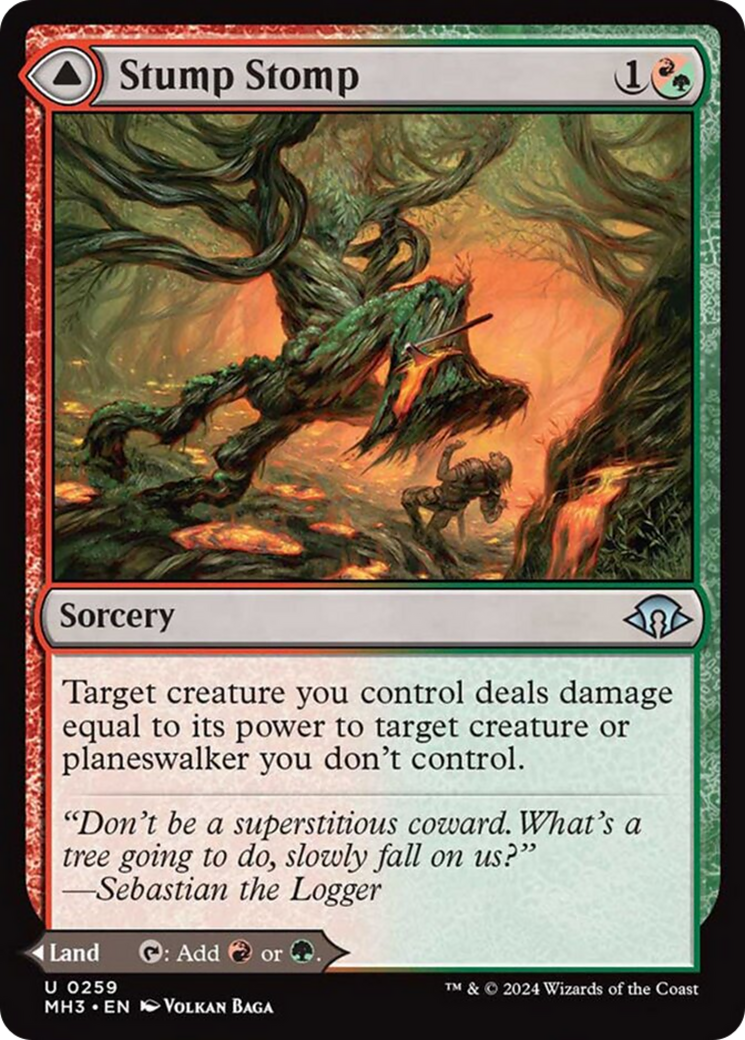 Stump Stomp // Dégagement de Burnwillow [Modern Horizons 3] 