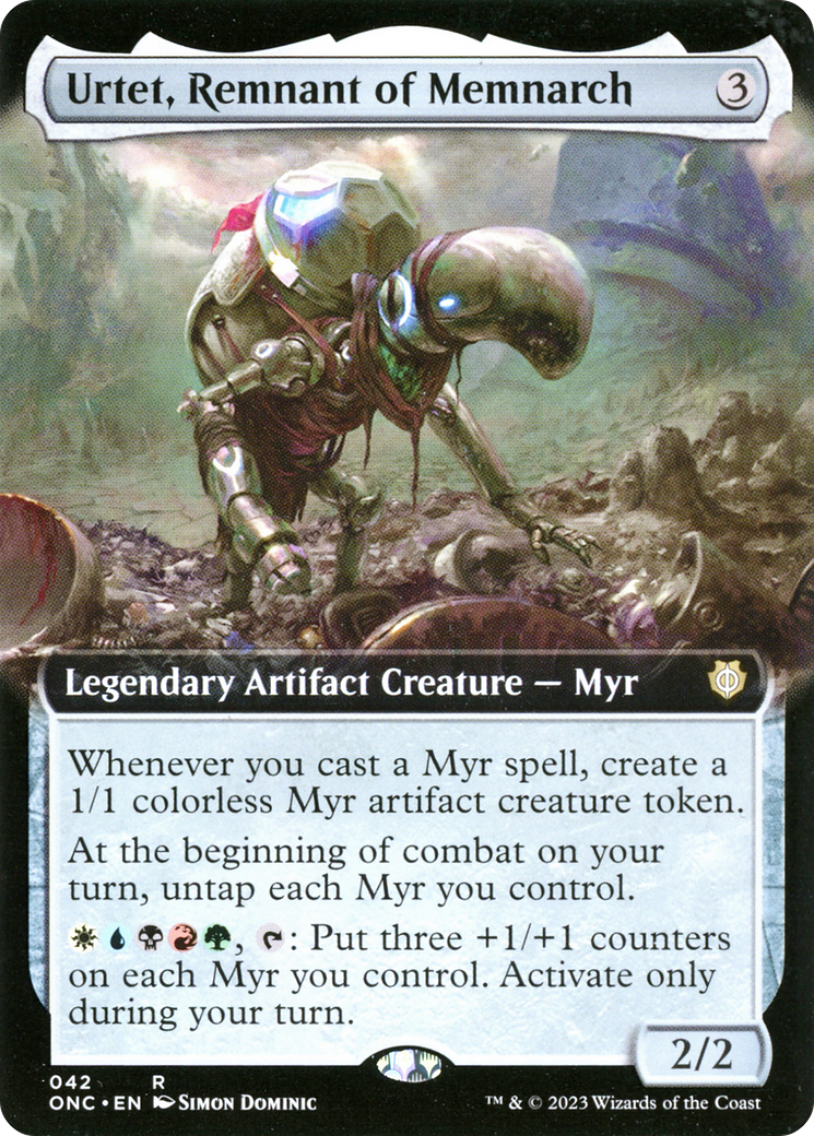 Urtet, vestige de Memnarch (Extended Art) [Phyrexia : Tous seront un seul commandant] 