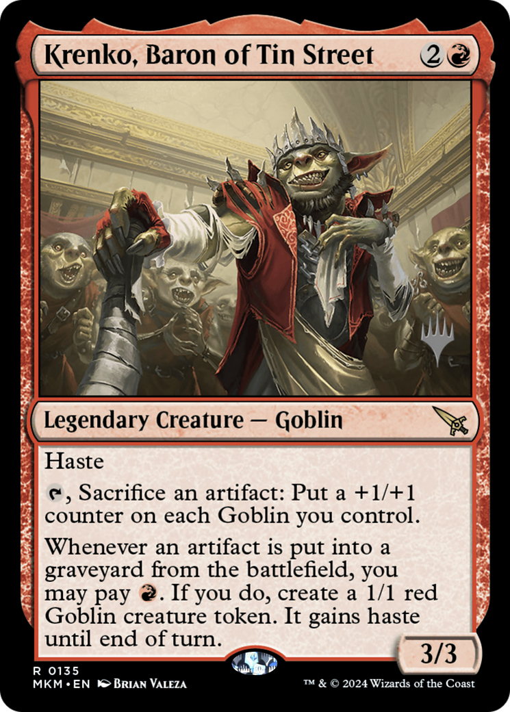 Krenko, baron de Tin Street (Pack promotionnel) [Meurtres au Manoir Karlov Promos] 